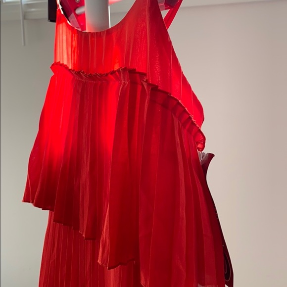 Beautiful spicy red cocktail maxi dress - Picture 4 of 4